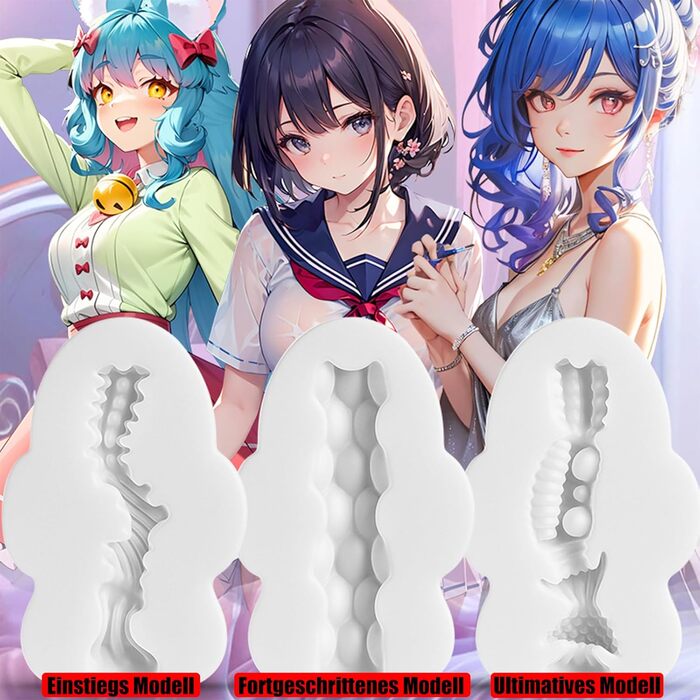 Яєчко для мастурбації Seckoe, TPE, 3 шт. (набір) - для дорослих