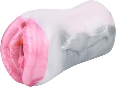 Силіконовий мастурбатор Qiyasex для чоловіків 2-в-1 з реалістичним дизайном тварин, анальний та вагінальний отвори, великий, компактний, 3D, сексуальна іграшка для чоловіків