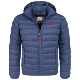Чоловіча стібана куртка Geographical Norway для осені та зими, Outdoor, колір Denim