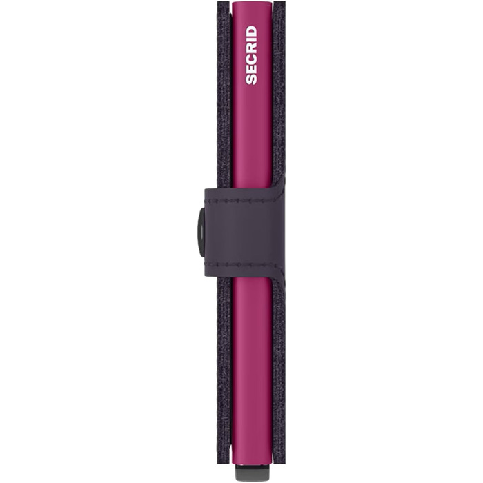 Слідовий гаманець-картхолдер Secrid Miniwallet Matte для жінок та чоловіків, Dark Purple-fuchsia (10.2 x 6.5 x 2.1 см)