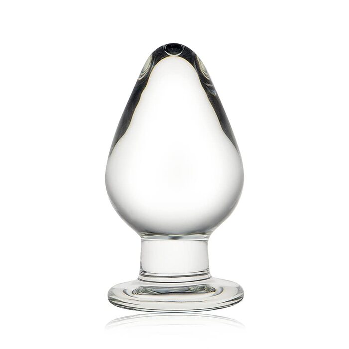 Анальний розширювач зі скляним конусом Kristall (6 см) для жінок та чоловіків