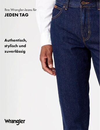 Чоловічі джинси Wrangler Texas Stretch W121XU13M заужені (Tapered), колір Darkstone, розмір 38W/36L