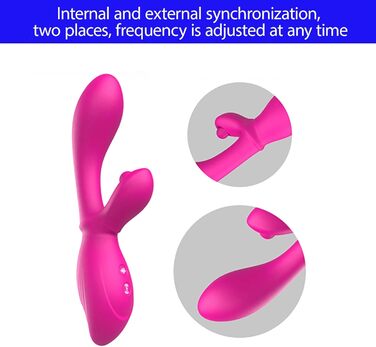 Вібратор G-Spot з силікону для жінок та пар: 10+10 режимів, фіолетовий