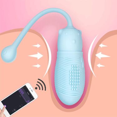 Вібруюче яйце 10 режимів: Bluetooth, керування через додаток, для жінок. Інтимні іграшки для дорослих