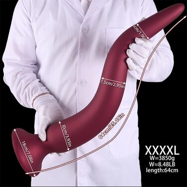 Анальний дилататор Leyuye 64 см (4XL) - великий анальний плаг для жінок та чоловіків