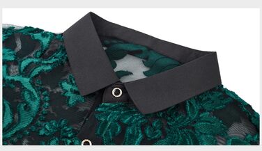 Прозора сітчаста накидка для чоловіків та жінок, сексуальна, коротка, для нічного клубу, мереживна накидка (XS, Cs24)