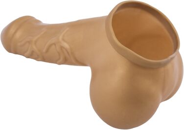 Стрижень для пеніса Danny Gold, 11,5 см - стрижень, екстендер, манжета для пеніса з текстурою, мішком та виразною головкою з латексу - ЗРОБЛЕНО В НІМЕЧЧІ