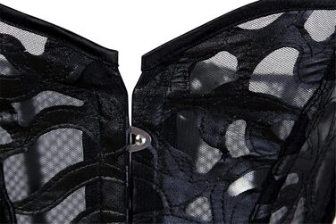 Корсетний топ KUOSE для повних грудей, чорно-білий, великі розміри XL