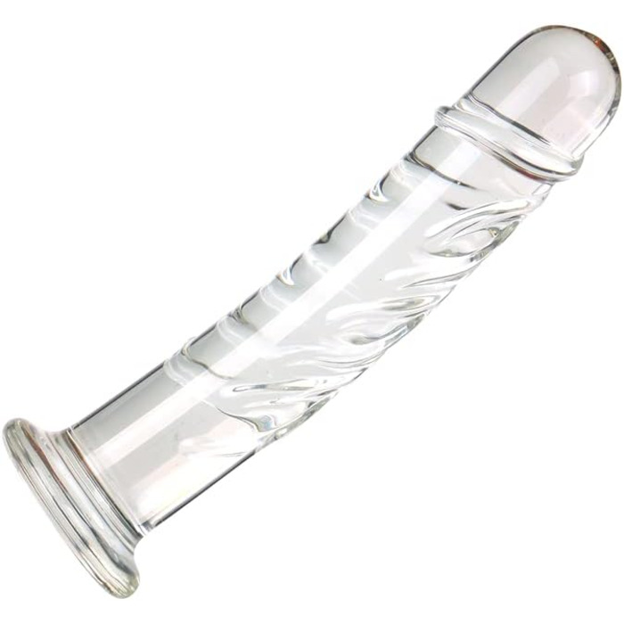 Скляний дилда ScreaAss: набір з 4 розмірів, анальні пробки, стимулятор G-точки, для чоловіків та жінок