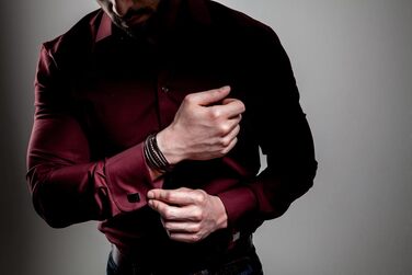 Шкіряний плетений браслет для чоловіків SERASAR Premium коричневого кольору з магнітною застібкою з нержавіючої сталі, 25 см, у подарунковій коробці