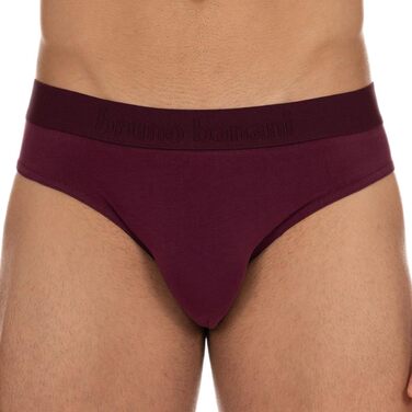 Труси чоловічі Bruno Banani 4 шт. Flowing - бавовна (XXL, чорний/темно-червоний)