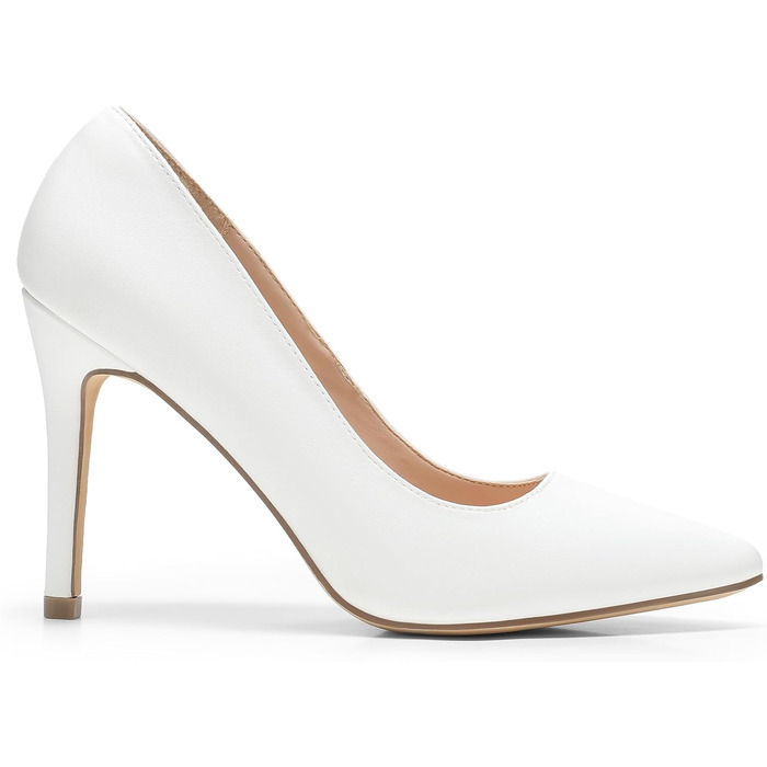 Жіночі туфлі-шпильки DREAM PAIRS, білі, екошкіра (PU), розмір 43 EU