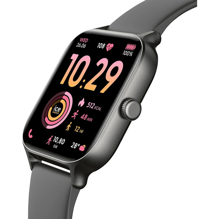 Смарт-годинник Ice-Watch Ice Fit RT 3.0 Nude для жінок, силіконовий ремінець, дисплей 1.75
