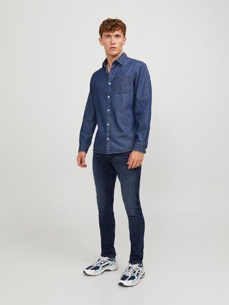 Чоловічі джинси Jack & Jones JJIGLENN Original CB 815 NOOS, сині (36W / 32L)