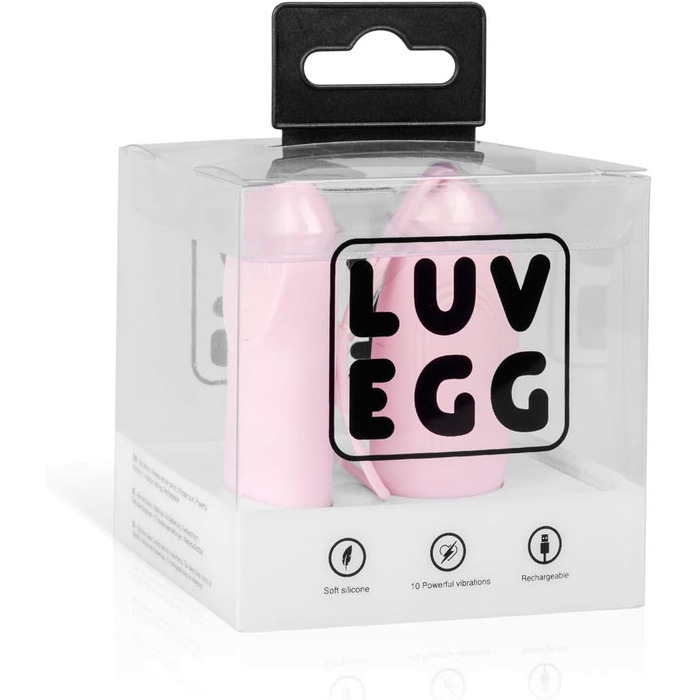 Вібраційний масажер LUV EGG з пультом керування - для пар та початківців. 10 режимів, водонепроникний, перезаряджається, зелений (рожевий)