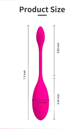 TOUNID Kugelvibrator: вібро-яйце з 9 режимами, керування через додаток, електричний стимулятор G-точки, аналплаг, для чоловіків та жінок