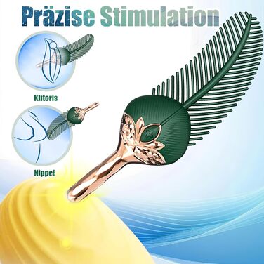 Вібратор для жінок PINTLE Klitoris Stimulator з 10 режимами – стимуляція G-точки, набір вібраторів, секс-іграшки для жінок та пар, тихий силіконовий вібратор, водонепроникний, USB-зарядка