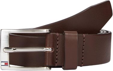 Шкіряний ремінь Tommy Hilfiger NEW ALY темно-синій/коричневий (Testa Di Moro), ширина 3.5 см