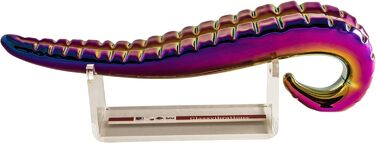 Ділтo з металу GLASSVIBRATIONS Teufelszunge Lucifer (золото/фіолетовий/хром)