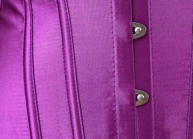 Корсет KSHUN для жінок з квітковим візерунком, з кісточками, з шнурівкою на спині, для формування тіла, фіолетовий