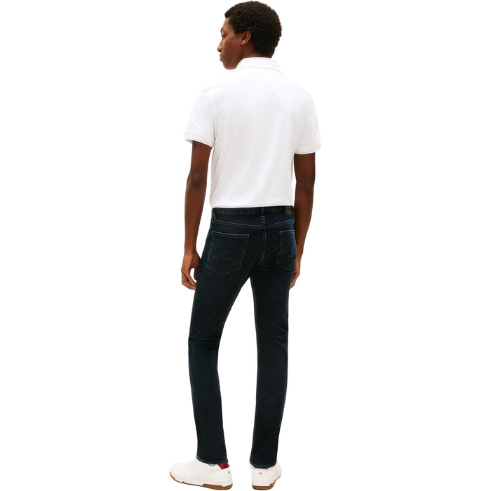 Чоловічі прямі джинси Tommy Hilfiger Denton Denim (Blue Black), розмір 32W/32L