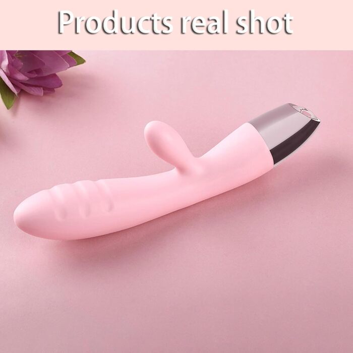 Вібратор Rabbit G-Punkt: класичний вібратор для стимуляції клітора та анусу, 10 режимів, рожевий