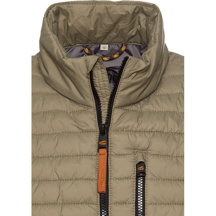 Чоловічий стібаний жилет camel active Puffer — водовідштовхувальний та вітрозахисний, зелений