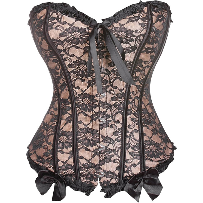 Корсет для жінок, корсет для схуднення живота, бодішейпер, мідер для талії, цинчер, трейнер для талії, костюмний корсет, бежевий, 6XL