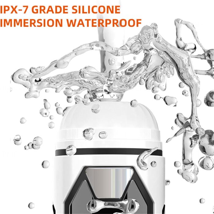 Електричний масажер для чоловіків з функцією нагріву та телескопічним дизайном