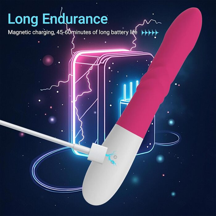 Вібратор G-Punkt, силіконовий вібратор для жінок, кліторальний, 10 режимів, телескопічний, анальний вібратор, для дорослих