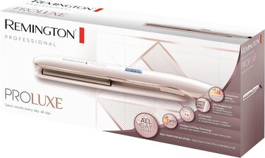 Випрямляч для волосся Remington PROluxe S9100 з керамічним покриттям Ultimate-Glide, LCD-дисплеєм, 150-230°C