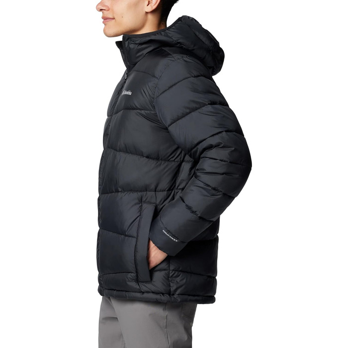 Чоловіча утеплена куртка з капюшоном Columbia Fivemile Butte™ II Puffer Jacket, чорна, розмір M