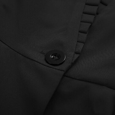 Жіночий костюм на Хелловін: корсет-жакет у стилі ренесанс/вікторіан/готика/стеampunk, чорний, XL