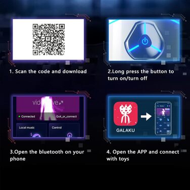 Електричний вібратор для чоловіків YcsLust з керуванням через додаток, 10 режимів вібрації та інтерактивні розваги