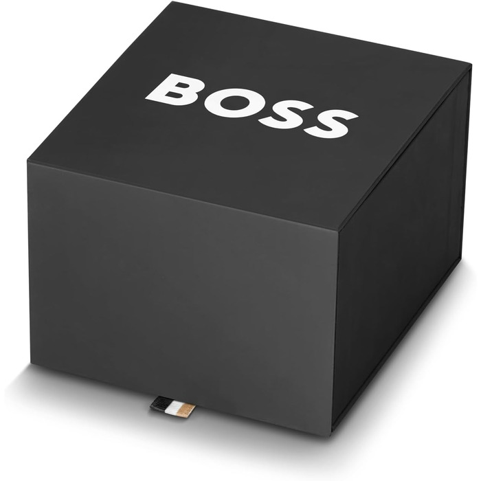 Чоловічий годинник BOSS Navigator Chronograph Quartz зі сталевим міллезаїм ремінцем або шкіряним ремінцем, Коричневий/Сірий