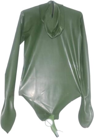 Комбінезон з латексу для чоловіків VIYOLI, чорний прозорий латексний catsuit, купальник з латексу