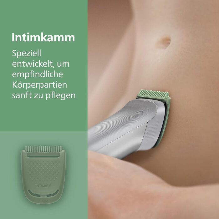 Універсальний тример Philips Multigroom Series 5000 MG5918/15 10-в-1 для бороди, волосся та тіла, самозагострювальні металеві леза, 11 налаштувань довжини (0,5–16 мм)