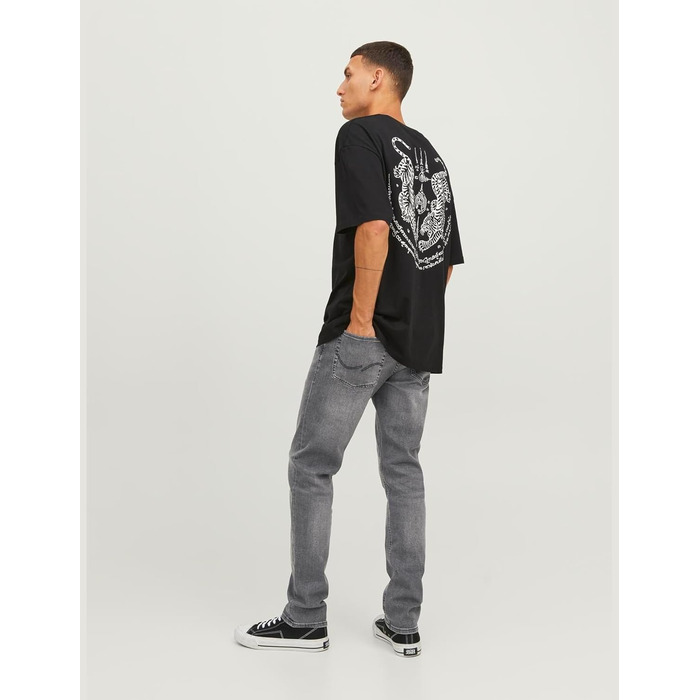 Чоловічі джинси Jack & Jones JJIGLENN Original SQ 349 NOOS сірі, Streetwear, розмір 32W/32L