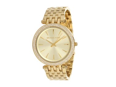 Жіночий годинник Michael Kors Darci золотистого кольору, кварцовий механізм, сталевий браслет, 39 мм