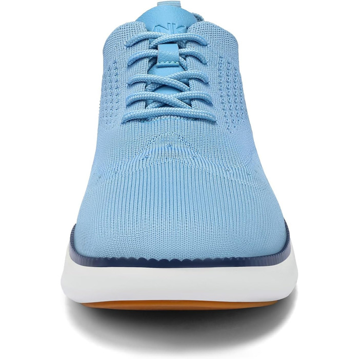 Чоловічі класичні туфлі SVNKE Oxfords — ділові шкіряні черевики на шнурівці, сині (Bleu Caroline), розмір 47 EU