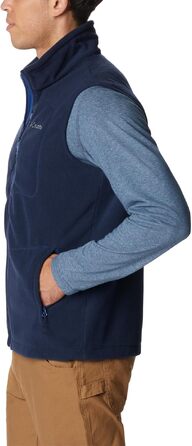 Чоловічий флісовий жилет Columbia Fat Trek Fleece Vest, темно-синій (Collegiate Navy), розмір L