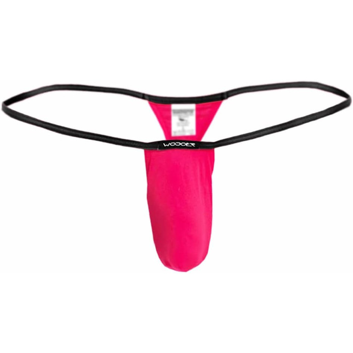 WOJOER Шорти-сліпи з смугою, плавки для пляжу, еластичні танга, підтягуючі, дизайнерський клубний одяг, виготовлено в Німеччині (L, Neoncoral)