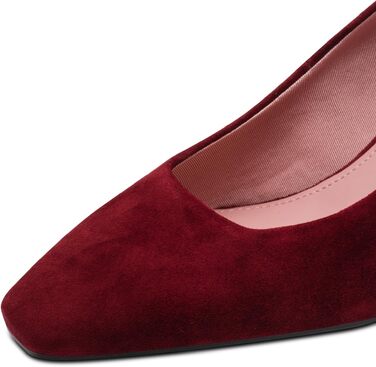 Жіночі туфлі-човники Tamaris зі шкіри, колір бордовий (Merlot), розмір 39 EU