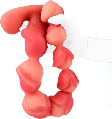 Силіконові анальні кулі Youxclian різних розмірів для сексуальної стимуляції (5/6/7/8 см)