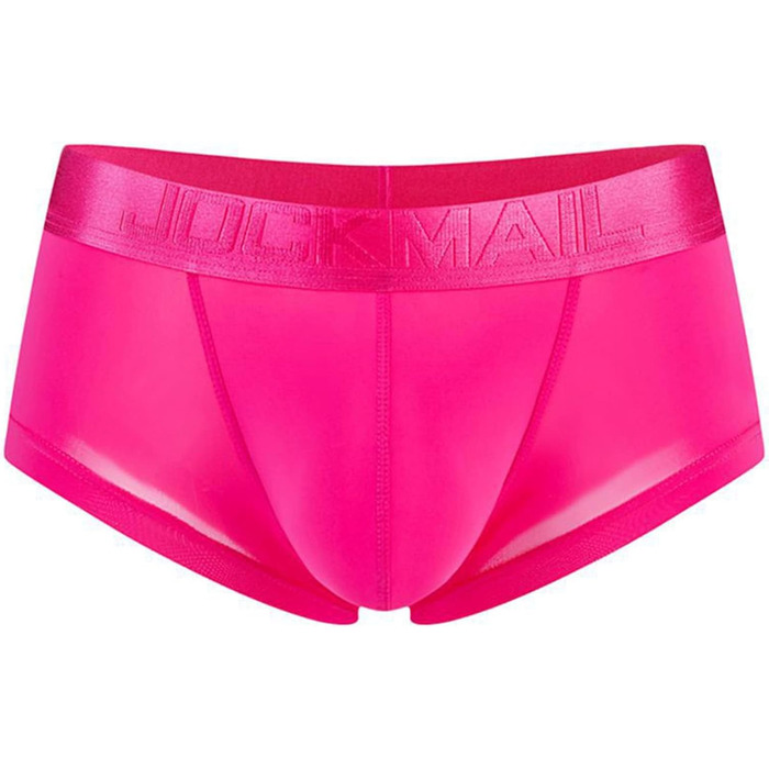 Чоловіча труси боксер з м'якої тканини, дихаюча, ретро-стиль, 7 шт. в упаковці, рожевий XL