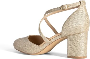 Жіночі елегантні туфлі-човники DREAM PAIRS, золотисті, комфортні, розмір 39 EU