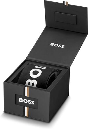 Чоловічий годинник BOSS Navigator Chronograph Quartz зі сталевим міллезаїм ремінцем або шкіряним ремінцем, Коричневий/Сірий