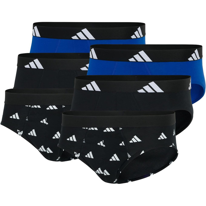 Труси чоловічі Adidas Basic Brief Sips (6 шт.) - L, Різні кольори