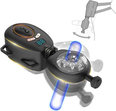 Електричний мастурбатор Vollautomatisch для чоловіків: 9 режимів вібрації та імпульсу