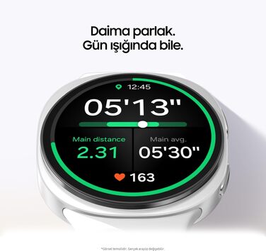Смарт-годинник Samsung Galaxy Watch 8 Bluetooth, 44 мм, сріблястий